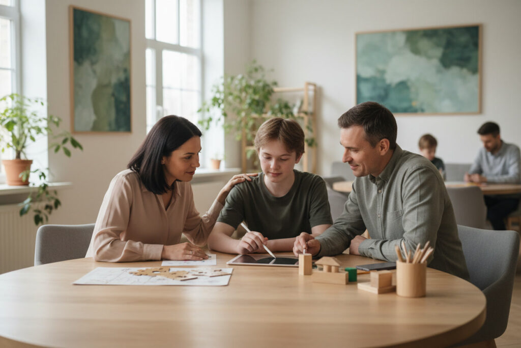 Family and Educator Collaboration for Supporting Autistic Teens